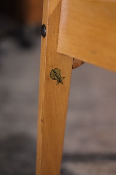 chaise stella Luterma vintage 1950